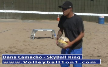 Dana Camacho Beach Volleyball Defense