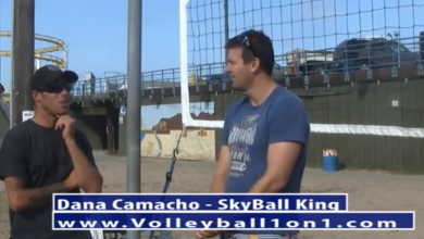 Dana Camacho Beach Volleyball Sky Ball I