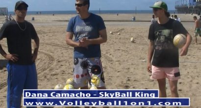 Dana Camacho Beach Volleyball Sky Ball III