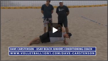 Dave Carstenson Beach Volleyball Core Ab Exercises Ground V