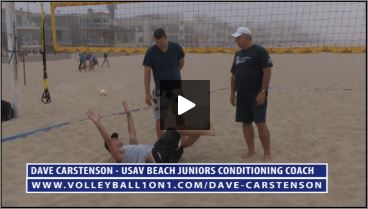Dave Carstenson Beach Volleyball Core Ab Exercises Ground VII