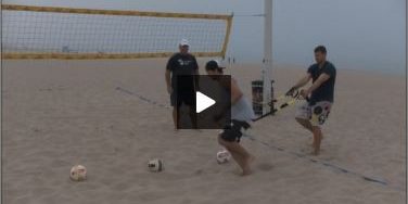 Dave Carstenson Beach Volleyball Plyometrics Movement Balance V