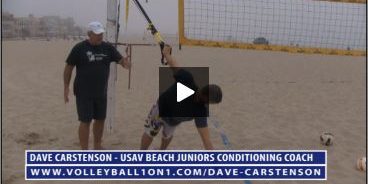 Dave Carstenson Beach Volleyball TRX Exercises II
