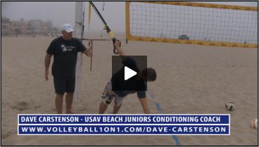 Dave Carstenson Beach Volleyball TRX Exercises II