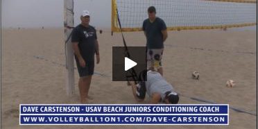 Dave Carstenson Beach Volleyball TRX Exercises V