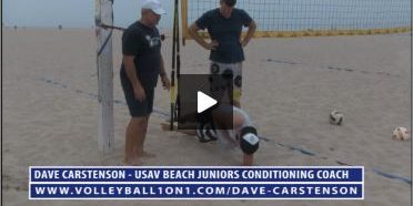 Dave Carstenson Beach Volleyball TRX Exercises VIII