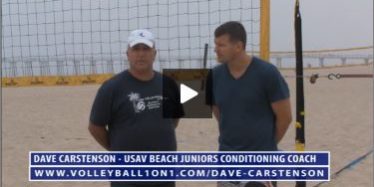 Dave Carstenson Beach Volleyball Warm Up I