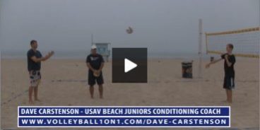 Dave Carstenson Beach Volleyball Warm Up V