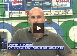 David Fischer Volleyball Be Diplomatic
