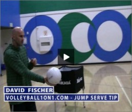David Fischer Volleyball Jump Serve