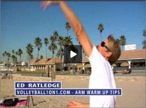 Ed Ratledge Beach Volleyball Arm Warm Up