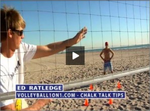 Ed Ratledge Beach Volleyball Chalk Talk