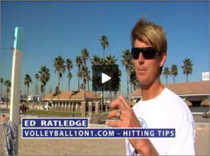 Ed Ratledge Beach Volleyball Hitting Tip