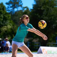 high school girls beach volleyball training Nocatee FL