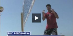 Eric Fonoimoana Beach Volleyball Blocking 2