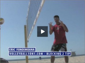 Eric Fonoimoana Beach Volleyball Blocking 2
