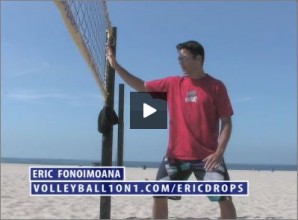 Eric Fonoimoana Beach Volleyball Blocking