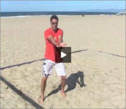 Eric Fonoimoana Beach Volleyball Bump Setting