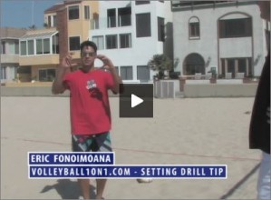 Eric Fonoimoana Beach Volleyball Setting Drill