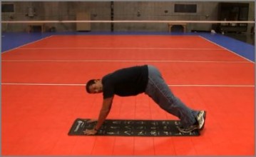 Eric Fonoimoana Volleyball Stretching – Calf Stretch