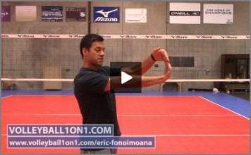 Eric Fonoimoana Volleyball Stretching – Forearm Stretch Hand Up