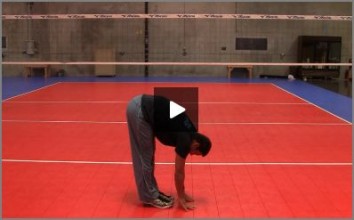 Eric Fonoimoana Volleyball Stretching – Forward Bend