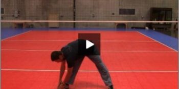 Eric Fonoimoana Volleyball Stretching – Legs Apart