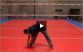 Eric Fonoimoana Volleyball Stretching – Legs Apart