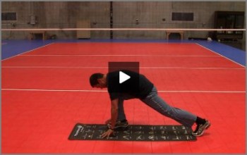Eric Fonoimoana Volleyball Stretching – Lunge