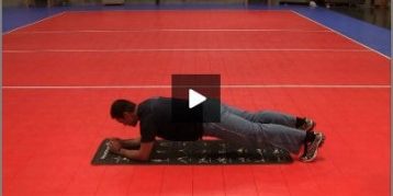 Eric Fonoimoana Volleyball Stretching – Plank