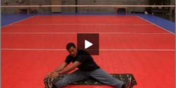 Eric Fonoimoana Volleyball Stretching – Seated Leg Stretch