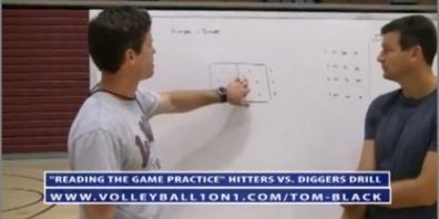Free Video – Diggers verses Hitters Volleyball Drill With Tom Black