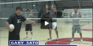 Gary Sato Volleyball Blocking