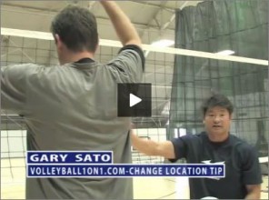 Gary Sato Volleyball Change Location