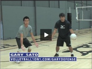 Gary Sato Volleyball Defense