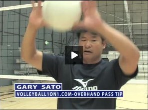 Gary Sato Volleyball Overhand Pass