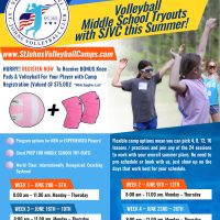 Volleyball Camp In Nocatee Ponte Vedra, Florida - June / July 2025 - Flexible Starter Camp - 4 Days