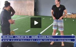 Hang Clean Pull Exercise - Workout 1 - Linear