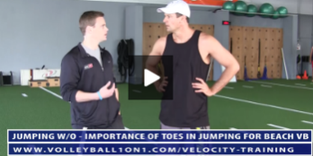 Importance of the Big Toe for Jumping in Beach Volleyball