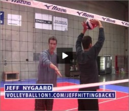Jeff Nygaard Volleyball Back 1 Hitting