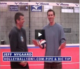 Jeff Nygaard Volleyball Hitting the Bic and History