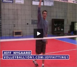 Jeff Nygaard Volleyball Middle 1 Hitting