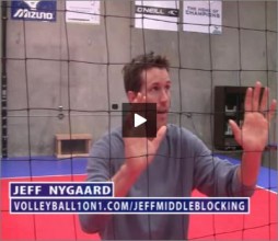 Jeff Nygaard Volleyball Middle Blocking