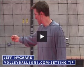 Jeff Nygaard Volleyball Middle Hitter Setting