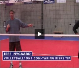 Jeff Nygaard Volleyball Taking Risks