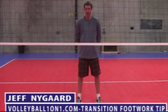 Jeff Nygaard Volleyball Transition Footwork II