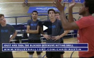 Joust or Tool The Blocker Offensive Hitting Drill with Chris Austin - Part 2