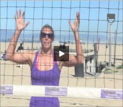Lauren Fendrick Beach Volleyball Blocking