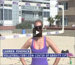 Lauren Fendrick Beach Volleyball Center of Gravity