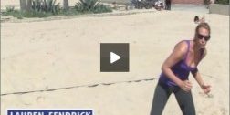 Lauren Fendrick Beach Volleyball Defensive Footwork